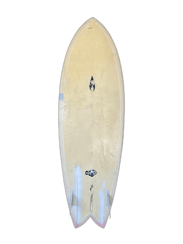 Fire Nemo Pink 5'7" x 20.25" x 2.3" (back)