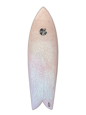 Fire Pink Fish 5'9" x 21.5" x 2"