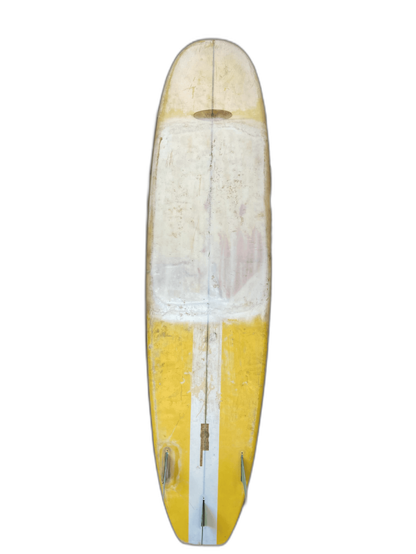 Yellow White Longboard 8 (back)