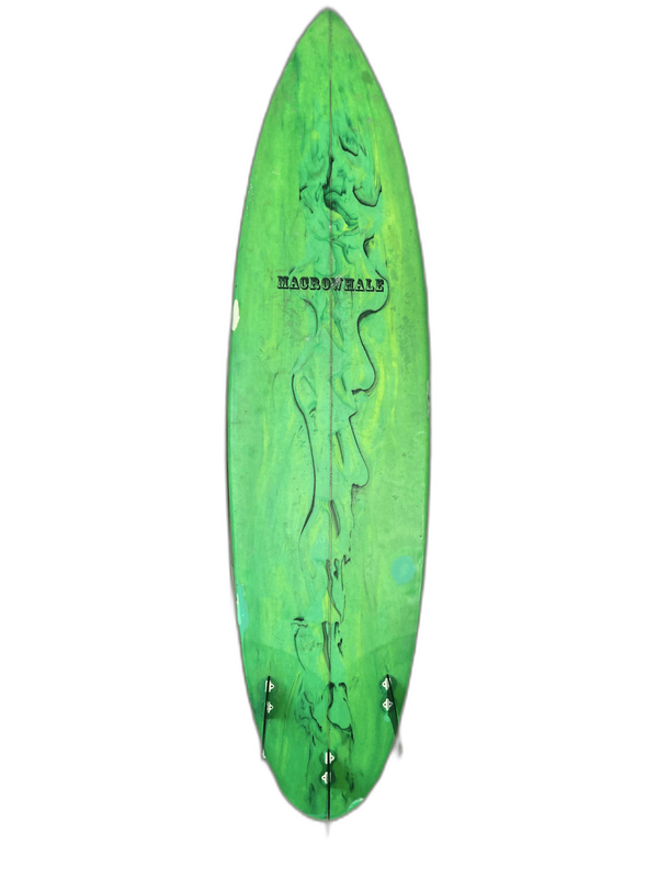 Green Macrowhale 5'8" x 19.2" x 2.2" (back)