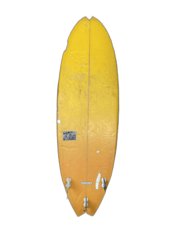 Yellow FishTail 6" x 20.5" x 2.9" (back)