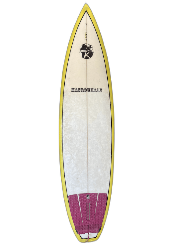 Yellow Macrowhale 6'0" x 18.2" x 2"