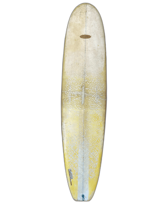 Yellow White Longboard 8